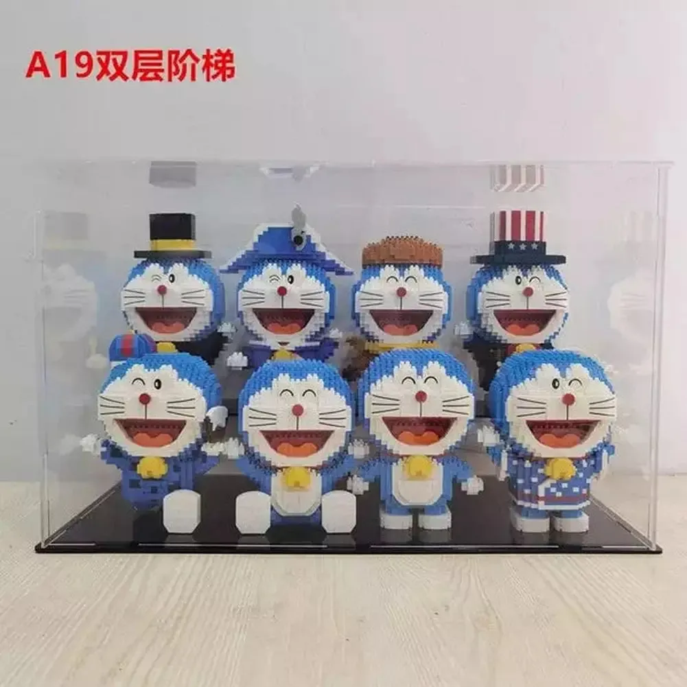 MOC  Compatible  *A* Transparent Acrylic Display Box For Micro Building Blocks 36 Styles Dustproof Mini Bricks Toy Collection Showcase Box (No Model)