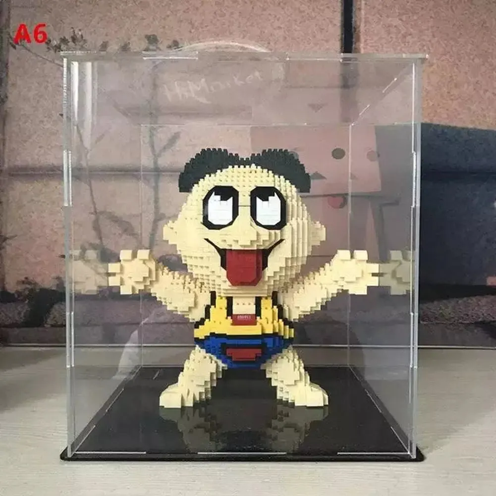 MOC  Compatible  *A* Transparent Acrylic Display Box For Micro Building Blocks 36 Styles Dustproof Mini Bricks Toy Collection Showcase Box (No Model)