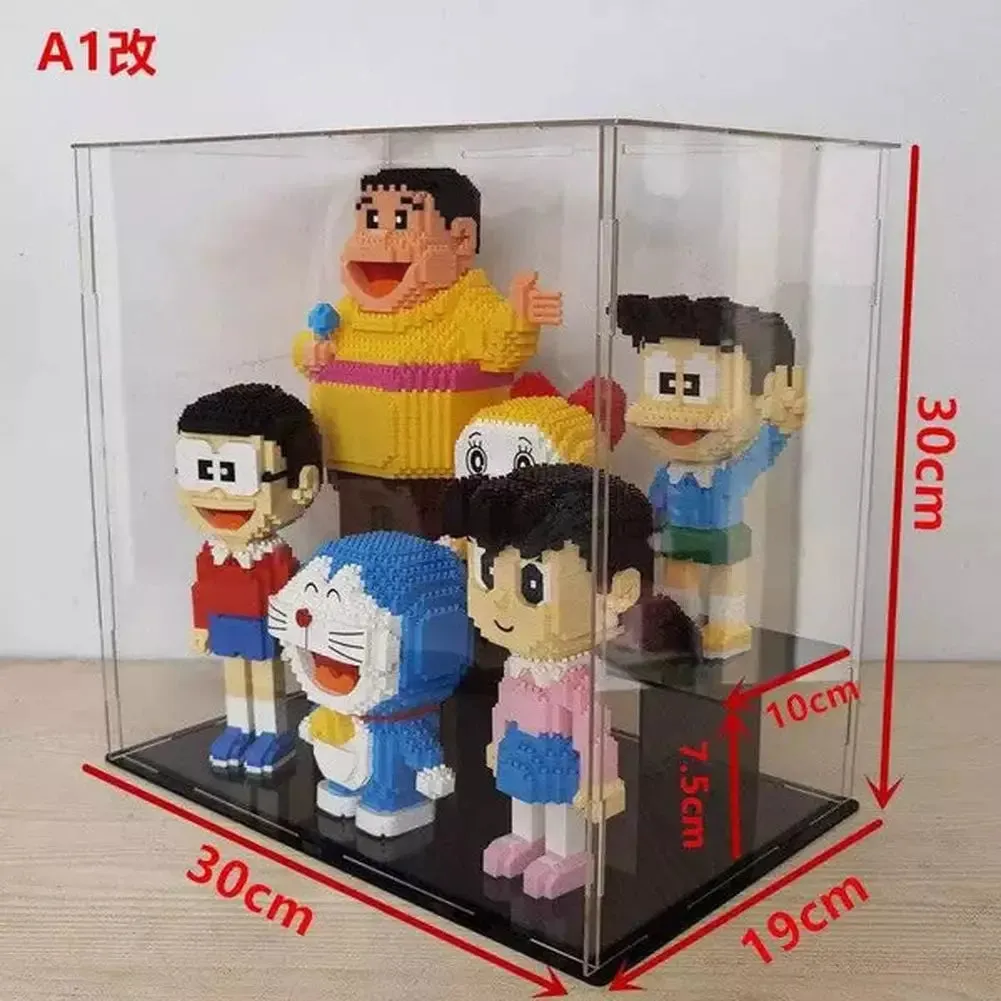 MOC  Compatible  *A* Transparent Acrylic Display Box For Micro Building Blocks 36 Styles Dustproof Mini Bricks Toy Collection Showcase Box (No Model)
