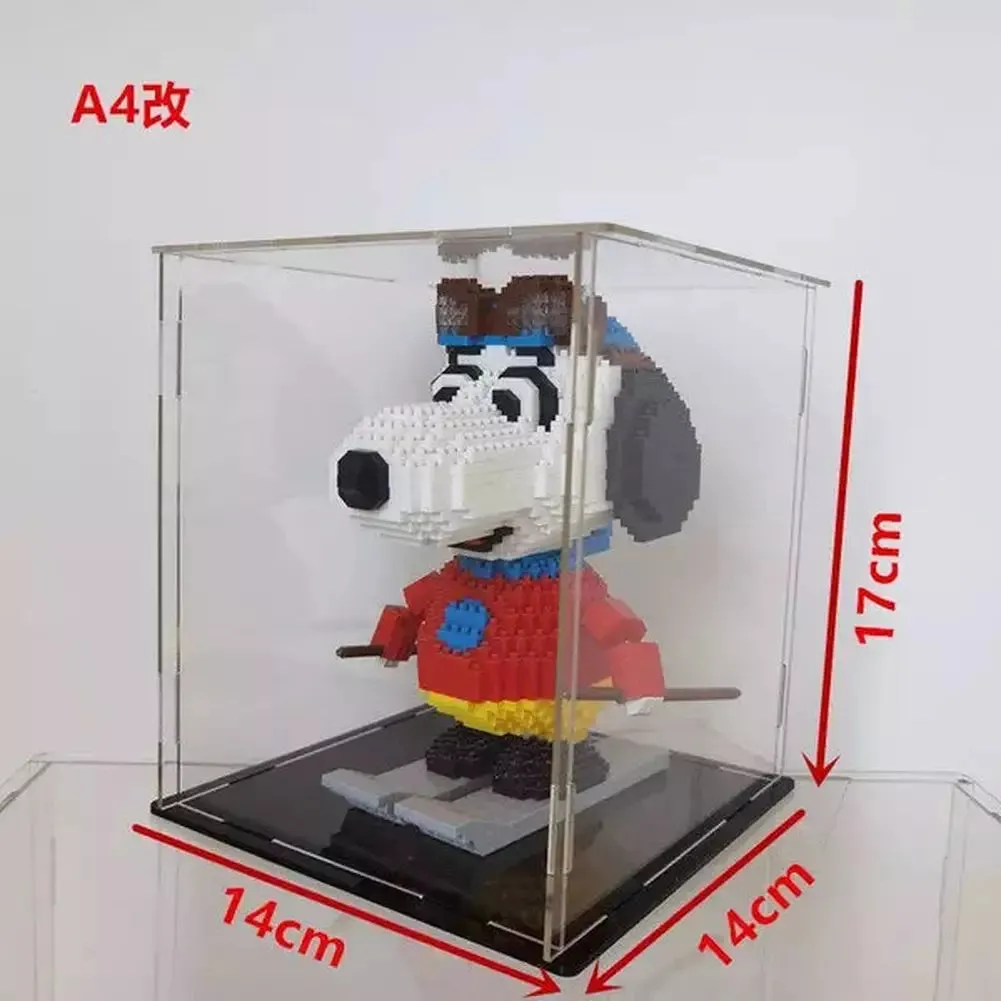 MOC  Compatible  *A* Transparent Acrylic Display Box For Micro Building Blocks 36 Styles Dustproof Mini Bricks Toy Collection Showcase Box (No Model)