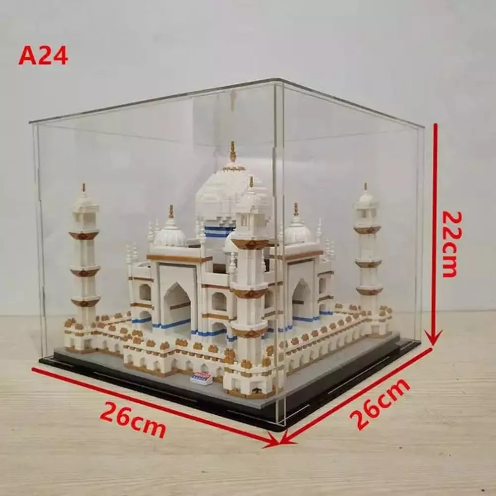 MOC  Compatible  *A* Transparent Acrylic Display Box For Micro Building Blocks 36 Styles Dustproof Mini Bricks Toy Collection Showcase Box (No Model)