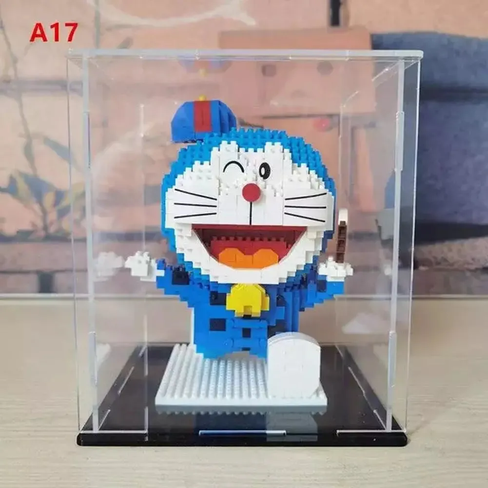 MOC  Compatible  *A* Transparent Acrylic Display Box For Micro Building Blocks 36 Styles Dustproof Mini Bricks Toy Collection Showcase Box (No Model)