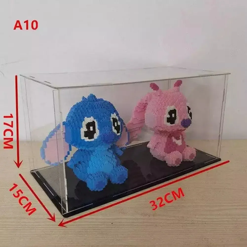 MOC  Compatible  *A* Transparent Acrylic Display Box For Micro Building Blocks 36 Styles Dustproof Mini Bricks Toy Collection Showcase Box (No Model)