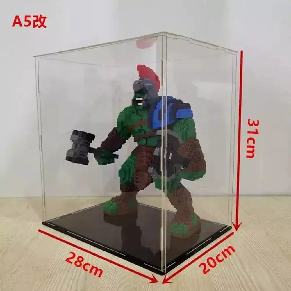 MOC  Compatible  *A* Transparent Acrylic Display Box For Micro Building Blocks 36 Styles Dustproof Mini Bricks Toy Collection Showcase Box (No Model)