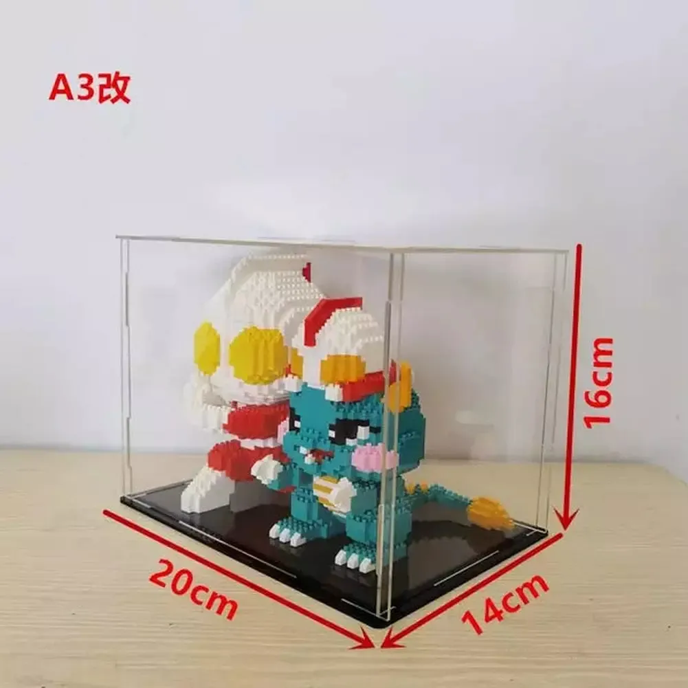 MOC  Compatible  *A* Transparent Acrylic Display Box For Micro Building Blocks 36 Styles Dustproof Mini Bricks Toy Collection Showcase Box (No Model)