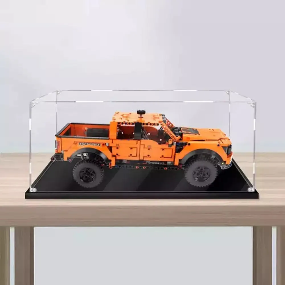 MOC NON  2mm / 3mm Thick Plate Building Blocks Acrylic Display Box Dustproof Cover For 42126 (Level S Without Adhensive)