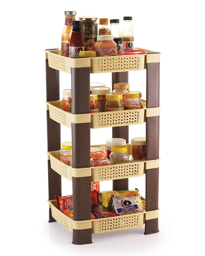 Multi-Purpose 4-Tier Rack Organizer | 11 x 13 x 30 inches
