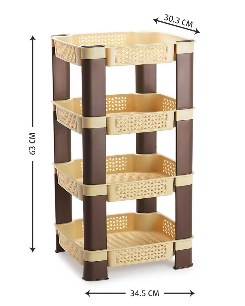 Multi-Purpose 4-Tier Rack Organizer | 11 x 13 x 30 inches