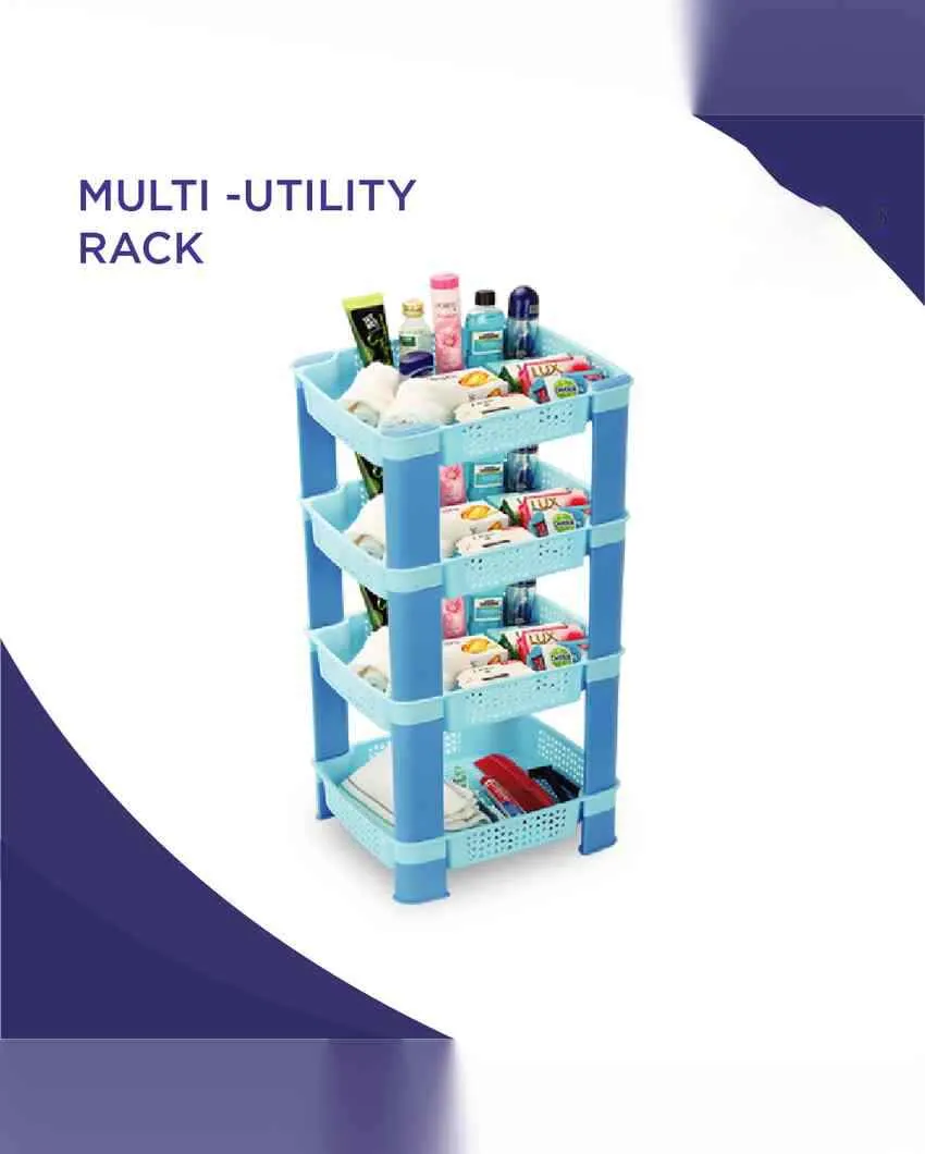 Multi-Purpose 4-Tier Rack Organizer | 11 x 13 x 30 inches