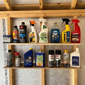 NEW: Ledge Shelf for Shed, Shed Shelf, Garage Shelf, Shed Organization Shelf, Rapid Shelf Install, Best Shed Shelf