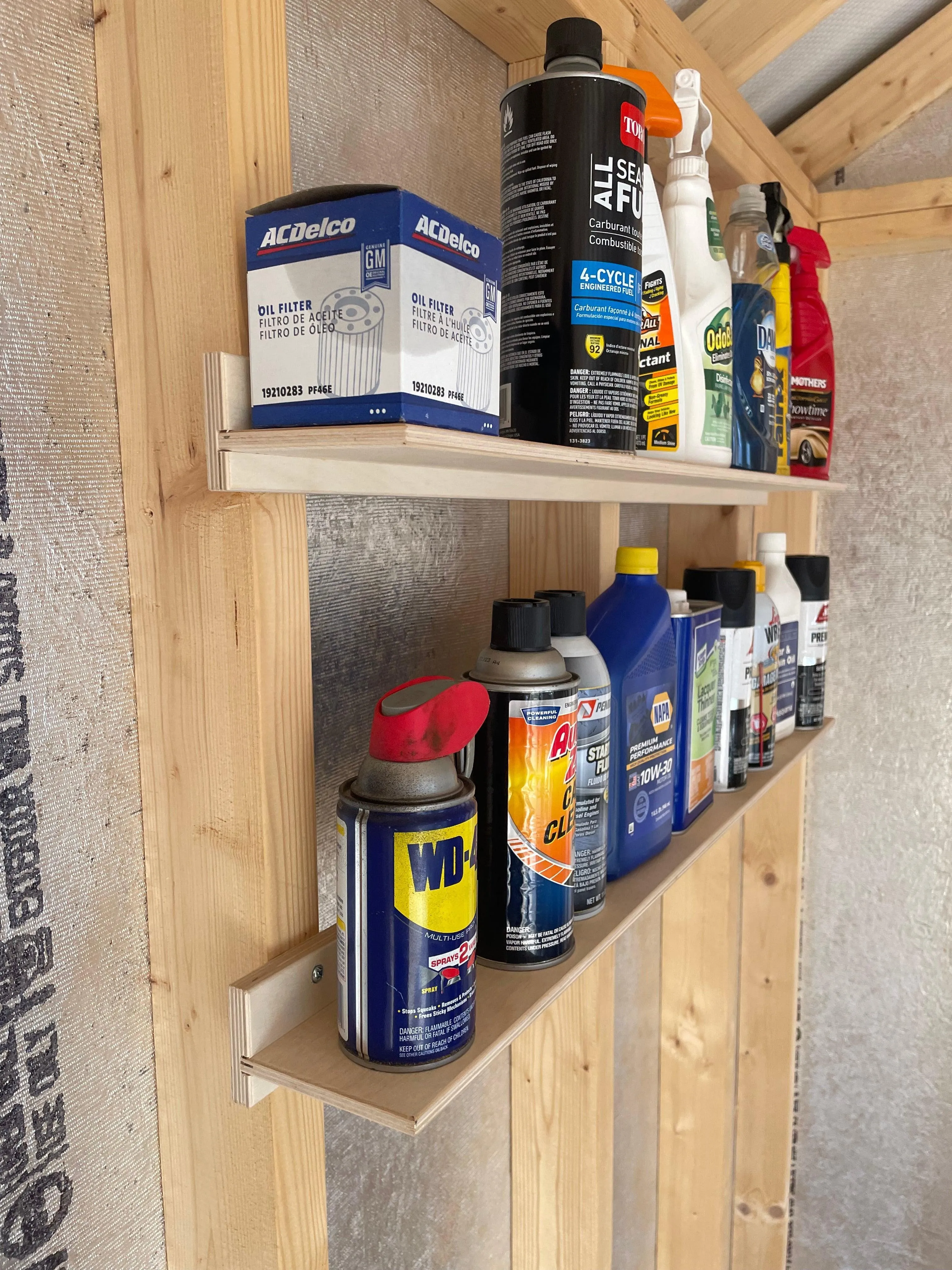 NEW: Ledge Shelf for Shed, Shed Shelf, Garage Shelf, Shed Organization Shelf, Rapid Shelf Install, Best Shed Shelf