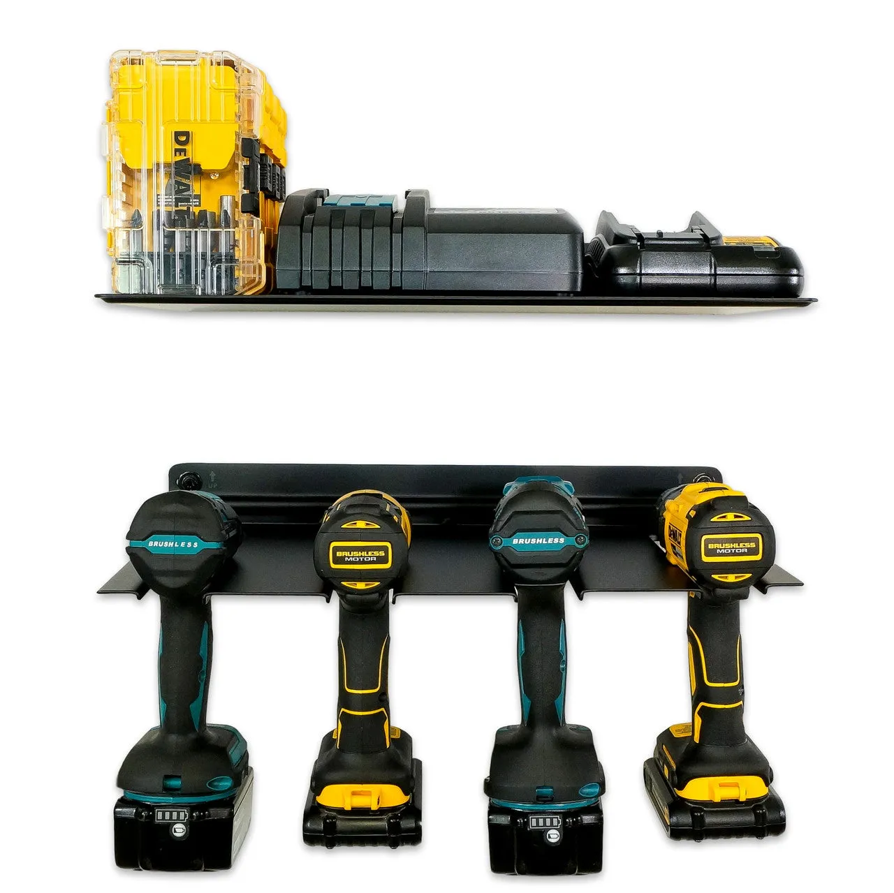 OUTLET | Grundy Garage Tool Organizer | Holds 4 Drills   Drillbits