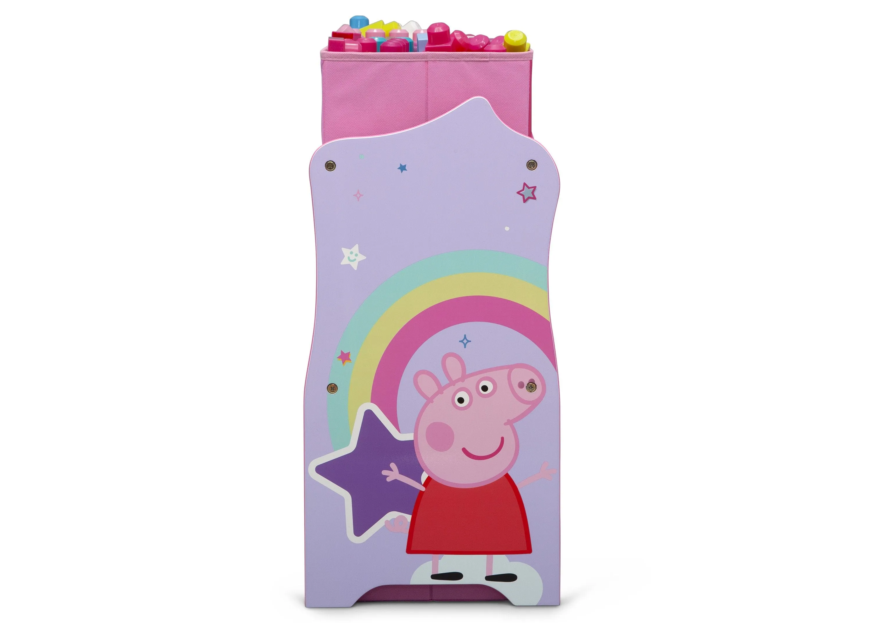 Peppa Pig 6 Bin Design and Store Toy Organizer