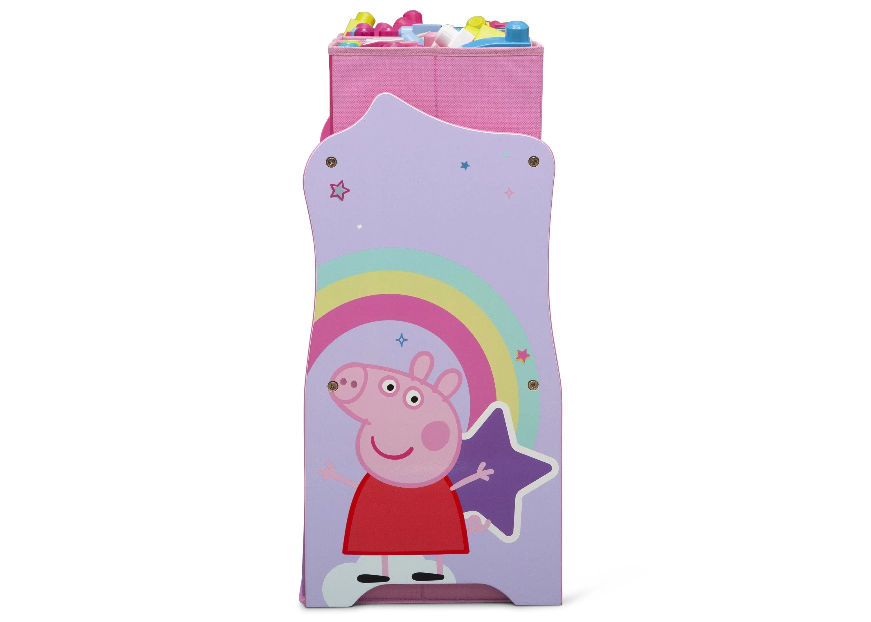 Peppa Pig 6 Bin Design and Store Toy Organizer
