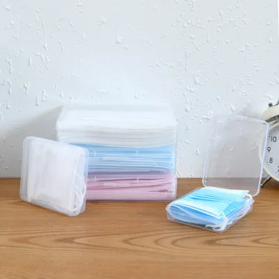 Portable dustproof and moistureproof mask box