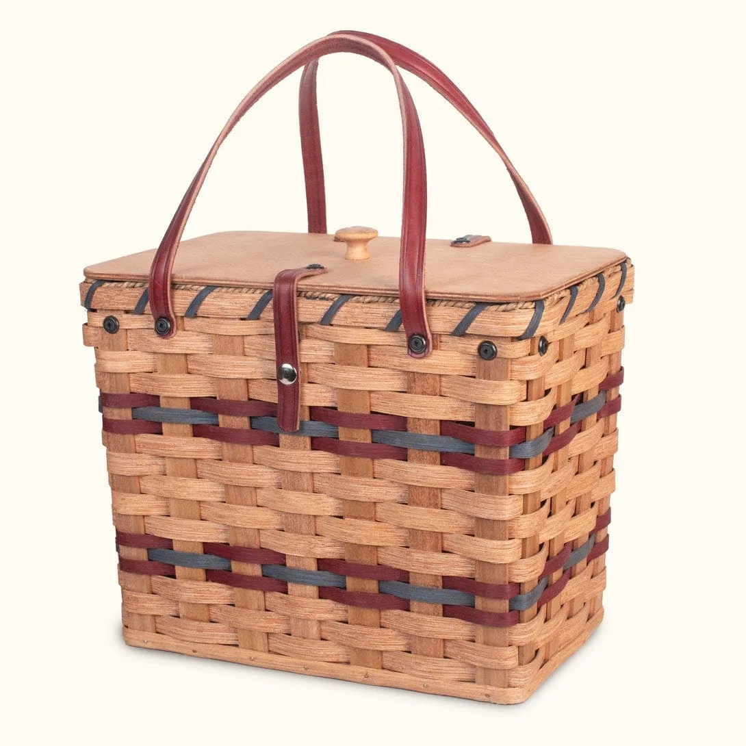 Portable File Organizer | Hanging Folder Tote Box w/Handles