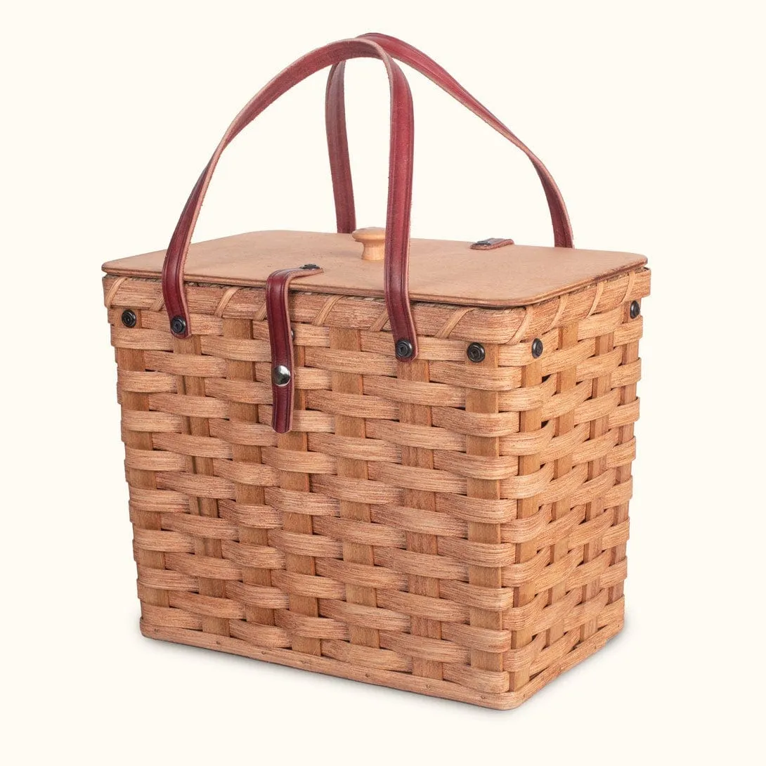 Portable File Organizer | Hanging Folder Tote Box w/Handles