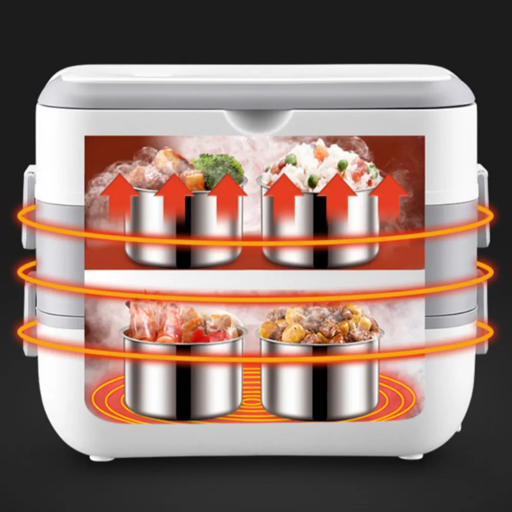 Portable Self-Heating Lunch Box