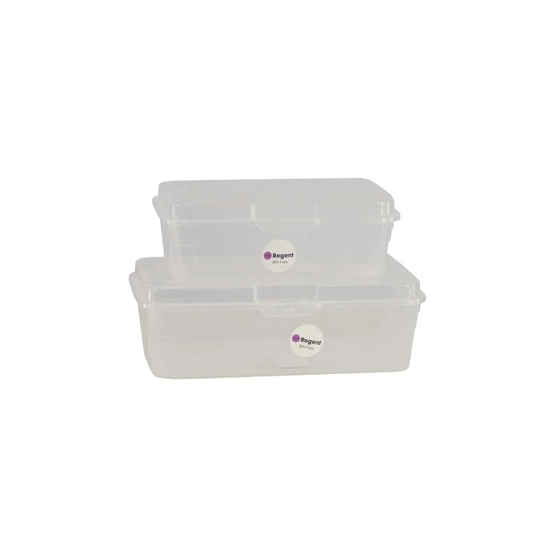 Regent Plastic Kempy Storage Utility Container Box Clear 2.7L 84005