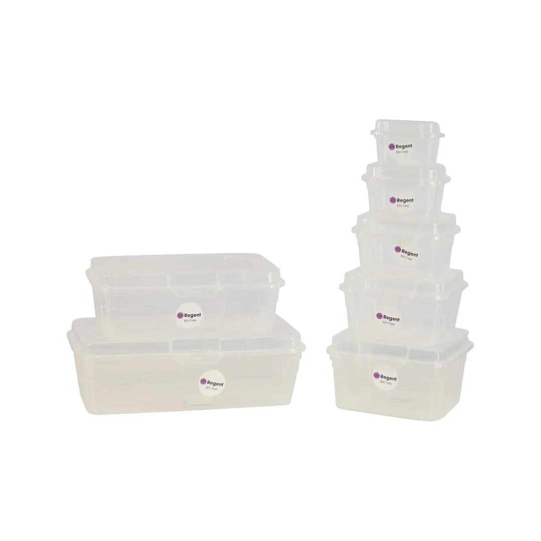 Regent Plastic Kempy Storage Utility Container Box Clear 2.7L 84005