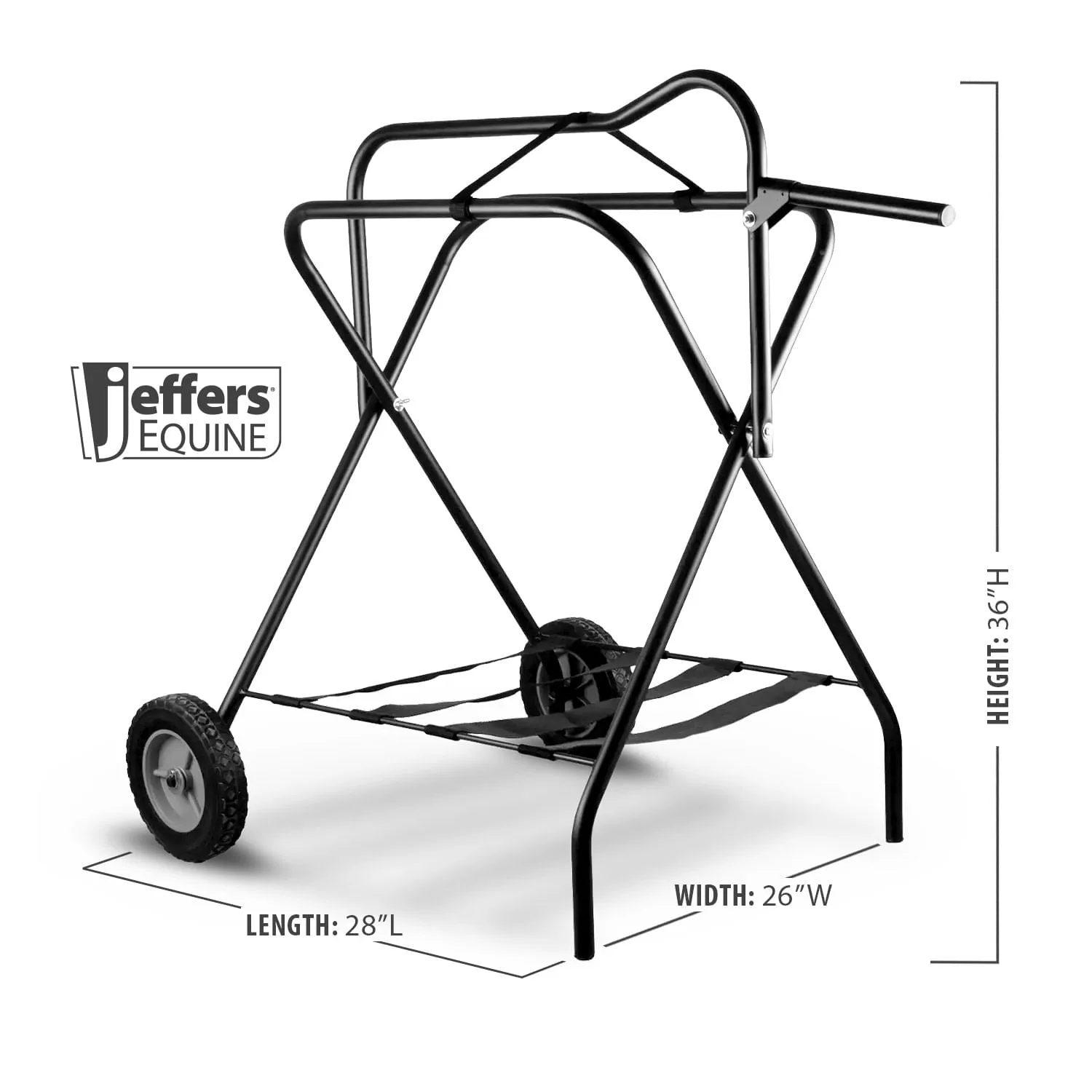 Rolling Folding Saddle Rack