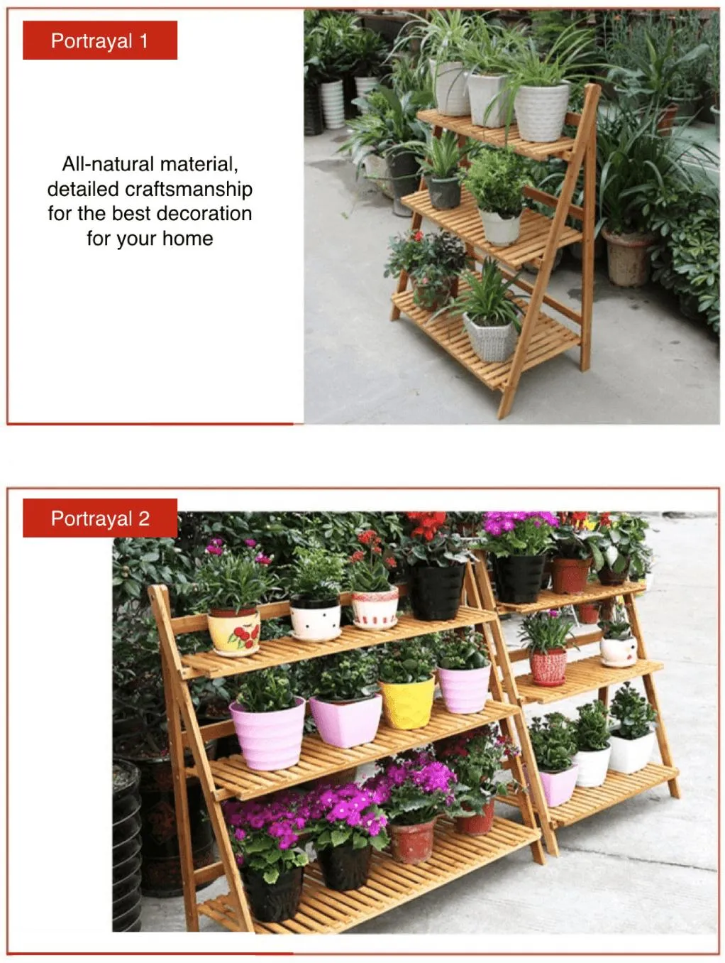 Shoppy Gorial Garden Shelf Rack