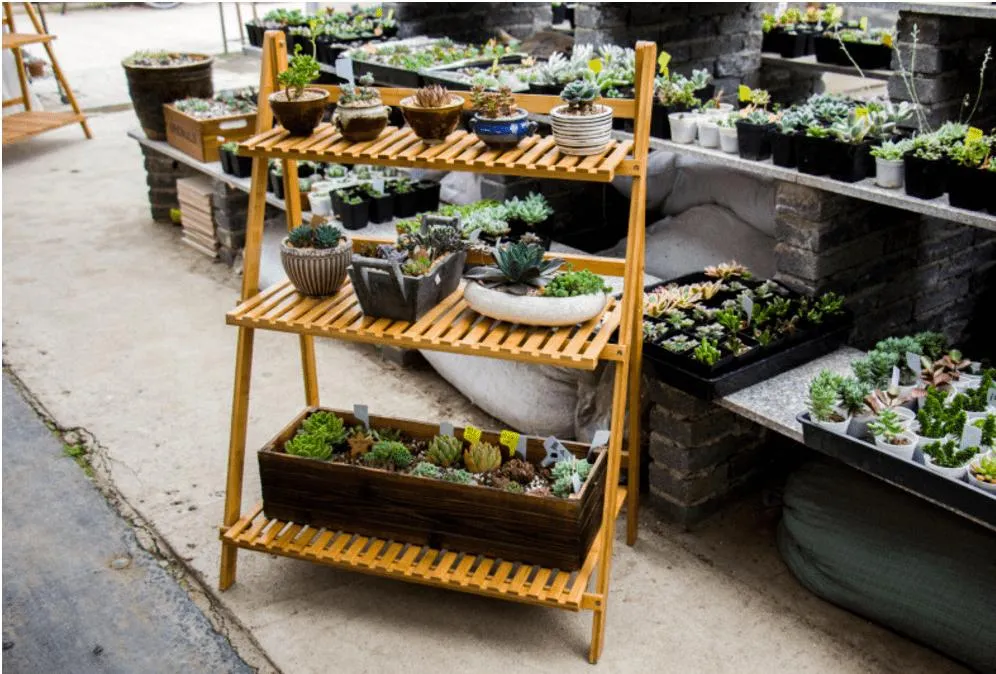 Shoppy Gorial Garden Shelf Rack
