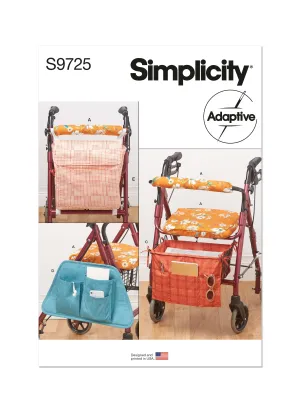 Simplicity Pattern S9725 Wheeled Walker Accessories