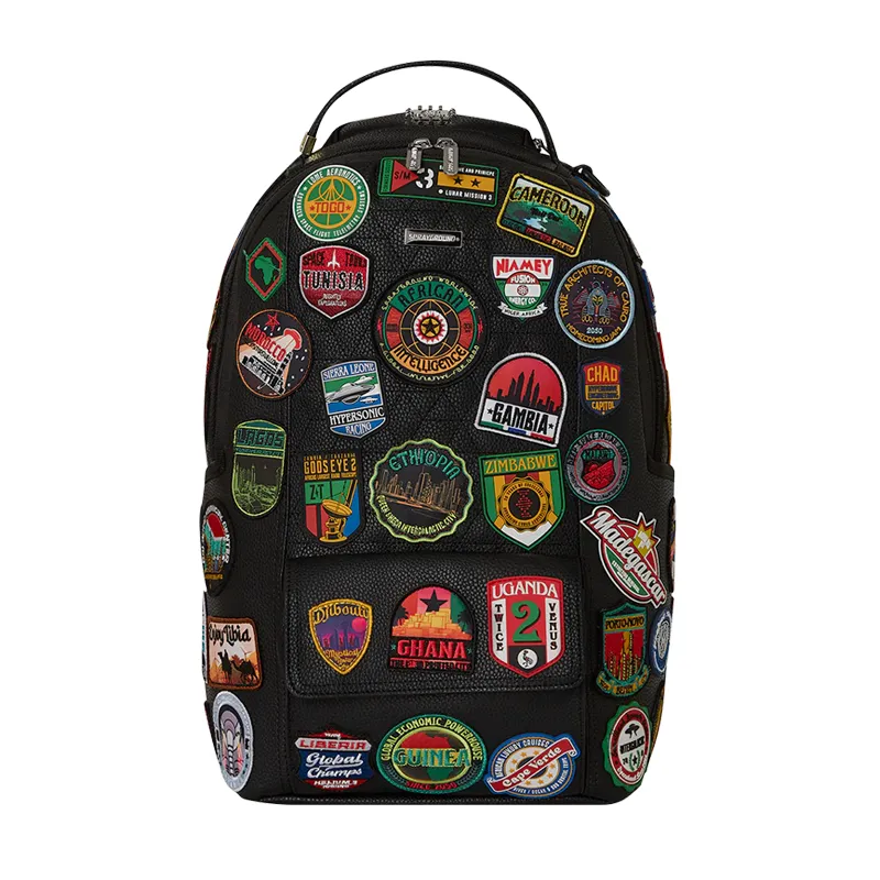 Sprayground - #209 A.I. The 54 (Patches of Africa) Cargo Backpack