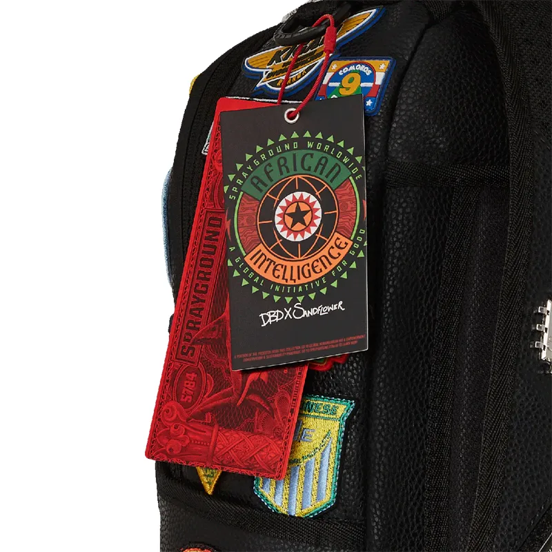 Sprayground - #209 A.I. The 54 (Patches of Africa) Cargo Backpack