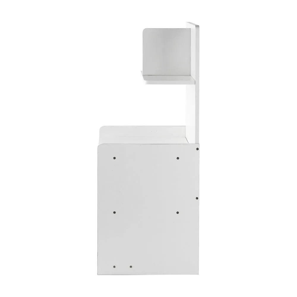 Stratford Wooden Bedside Tables Cabinet Shelf Display Side Nightstand Unit Storage - White