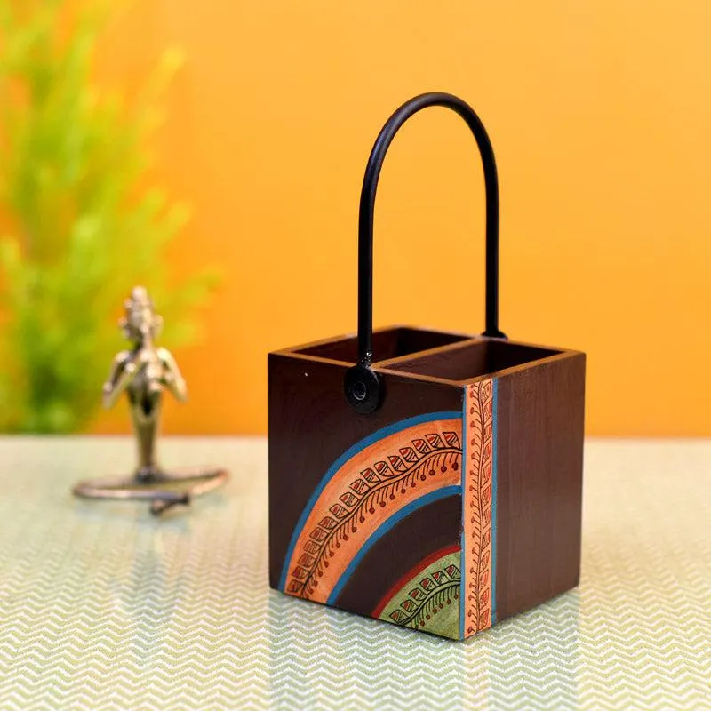 Surya Handcrafted Cutlery Holder