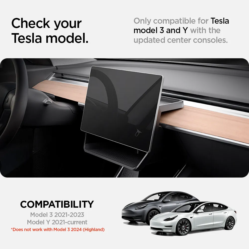 Tesla Model Y & 3 - Under Screen Organizer | TO227