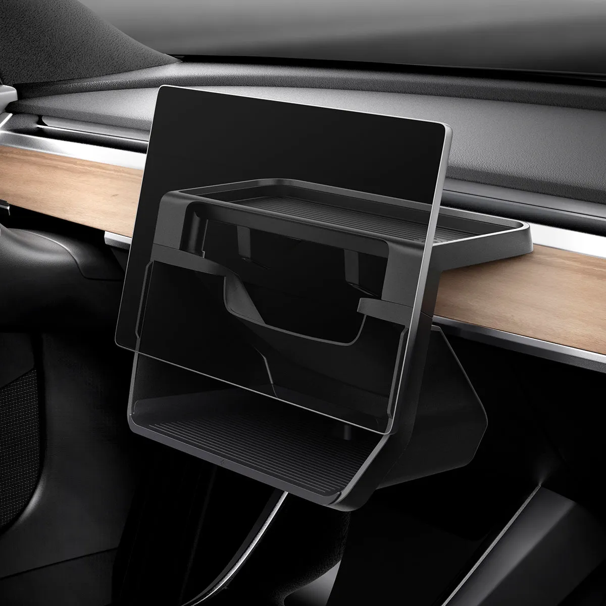 Tesla Model Y & 3 - Under Screen Organizer | TO227