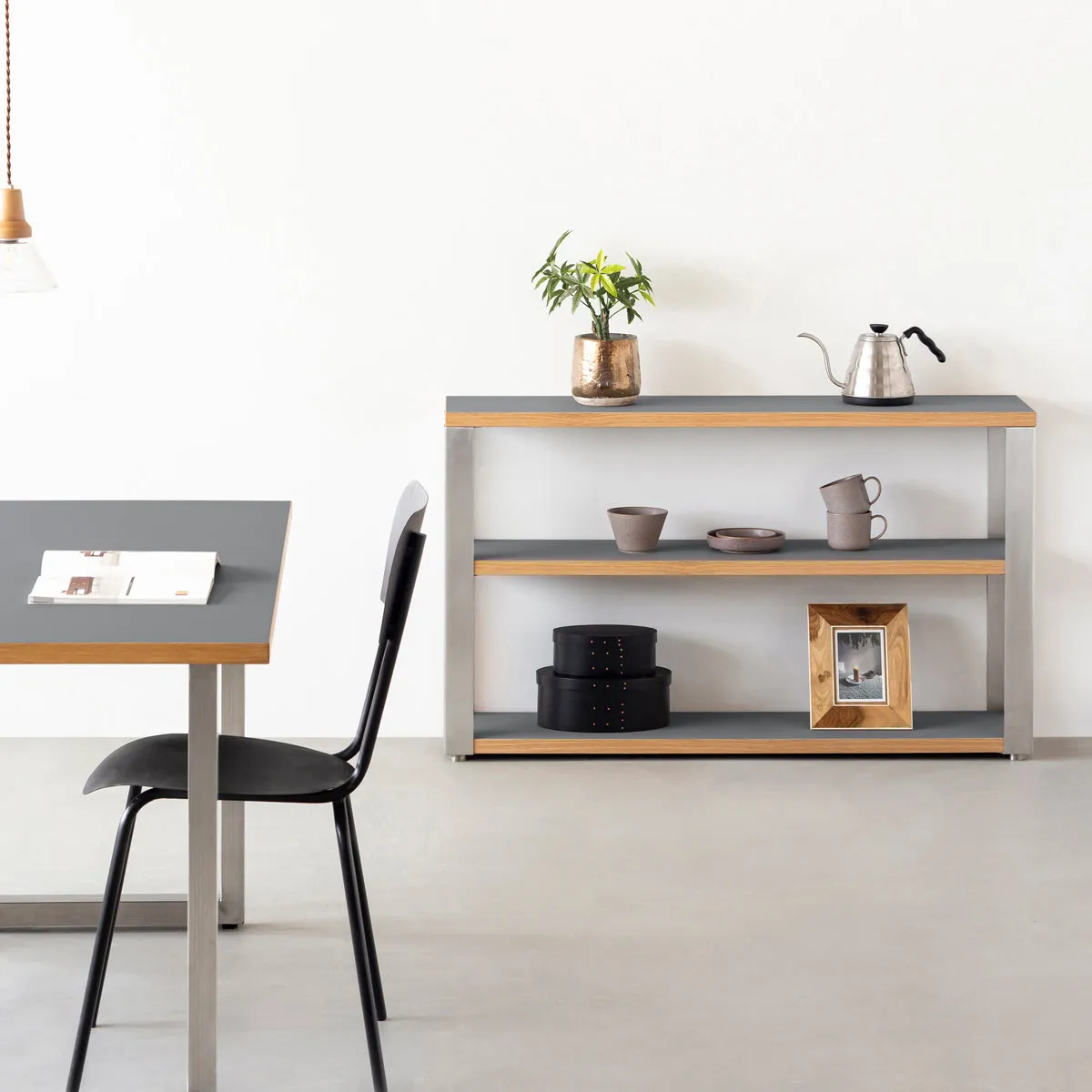 THE STORAGE SHELF / リノリウム 全24色 × Stainless
