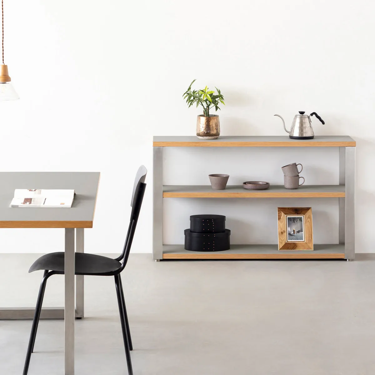 THE STORAGE SHELF / リノリウム 全24色 × Stainless