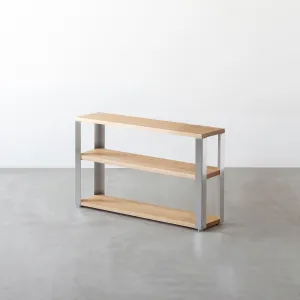 THE STORAGE SHELF / 無垢 ホワイトアッシュ × Stainless