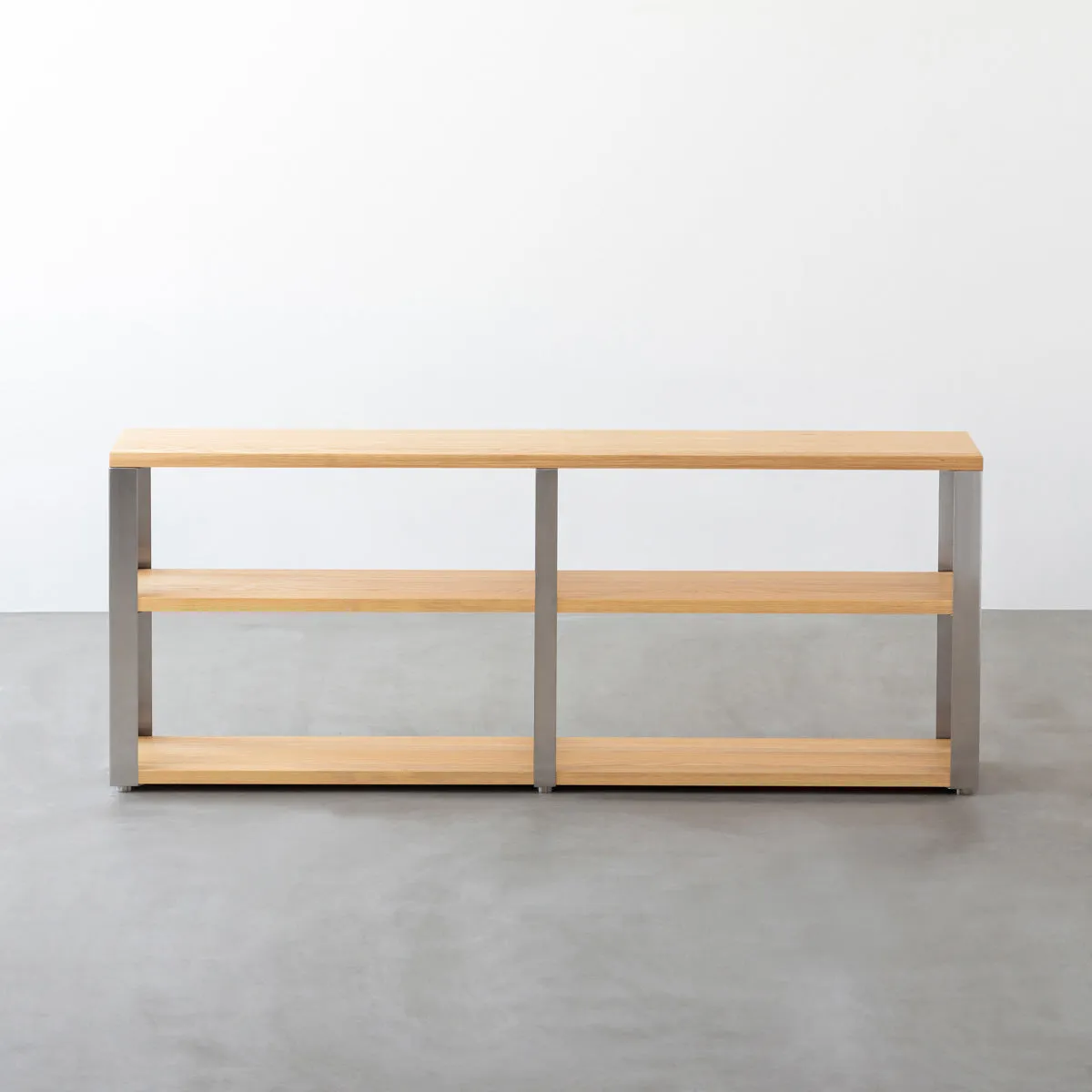 THE STORAGE SHELF / 無垢 ホワイトアッシュ × Stainless