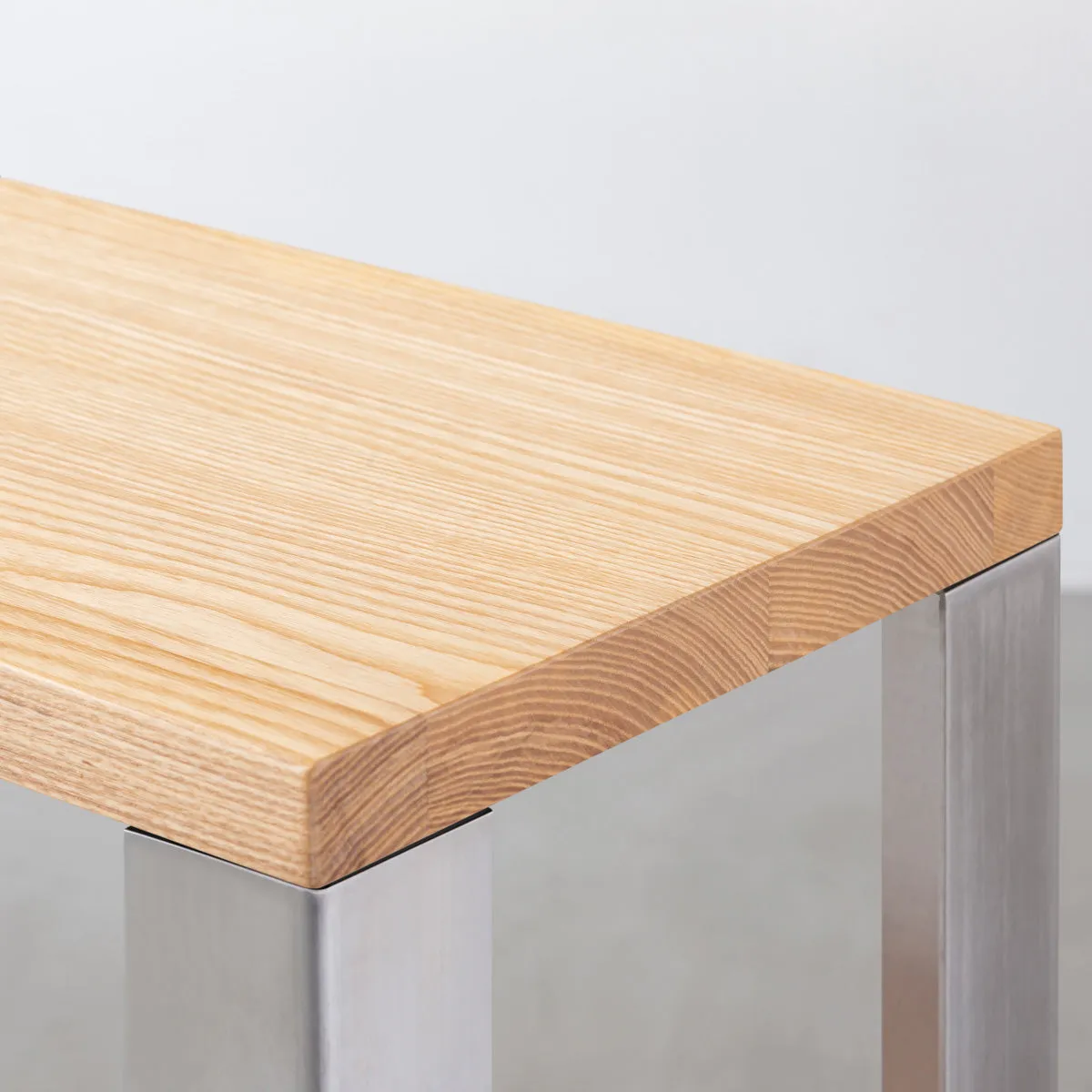 THE STORAGE SHELF / 無垢 ホワイトアッシュ × Stainless