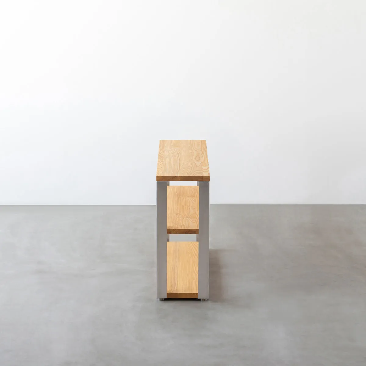 THE STORAGE SHELF / 無垢 ホワイトアッシュ × Stainless