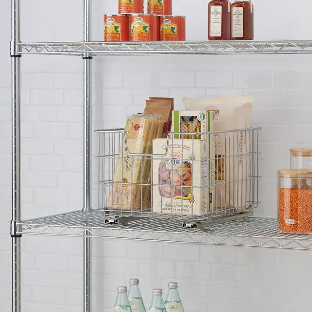 Trinity Sliding Basket Chrome