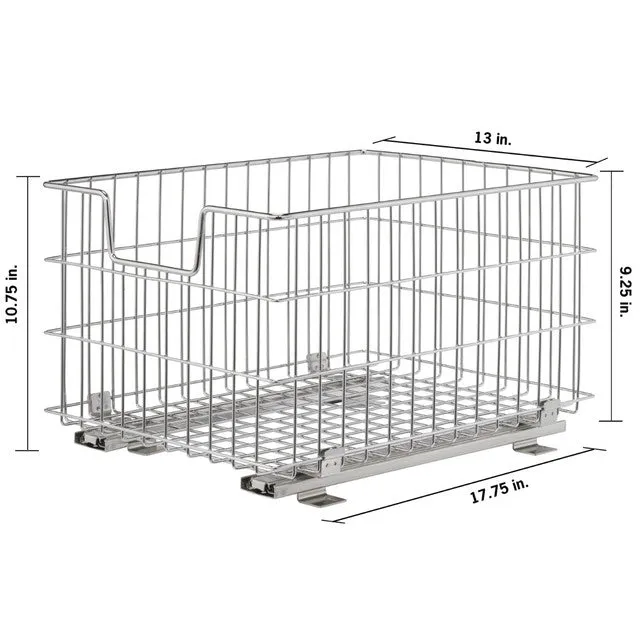 Trinity Sliding Basket Chrome