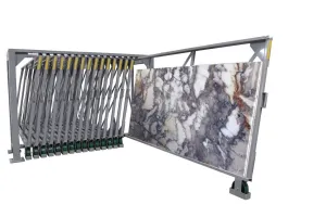 Vertical Glide Out Slab Storage Rack