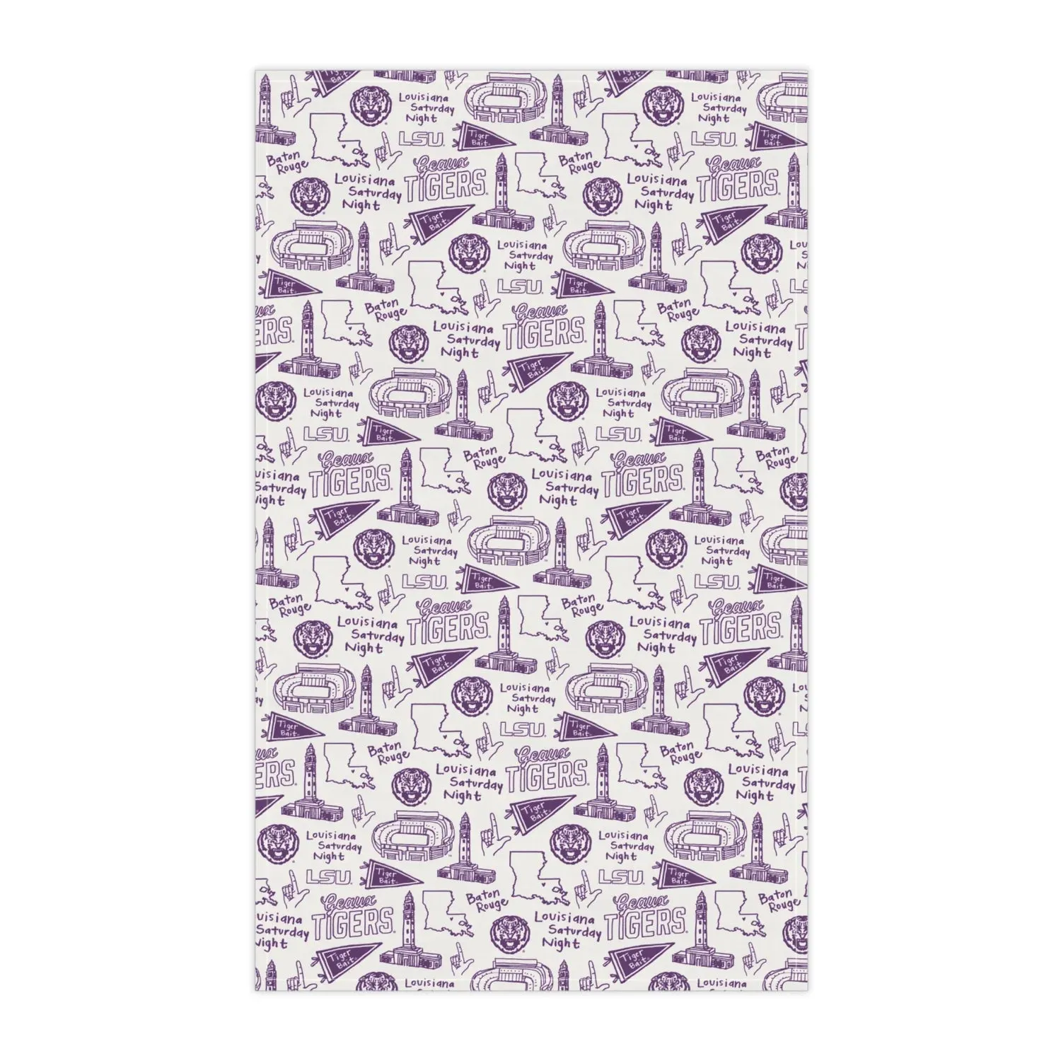 VICTORY LAP Dish towel LSU