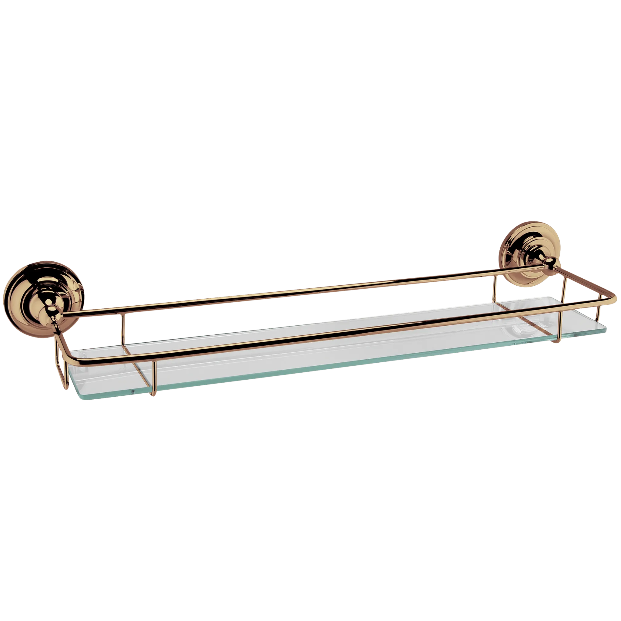 Victrion Glass Gallery Bathroom Shelf