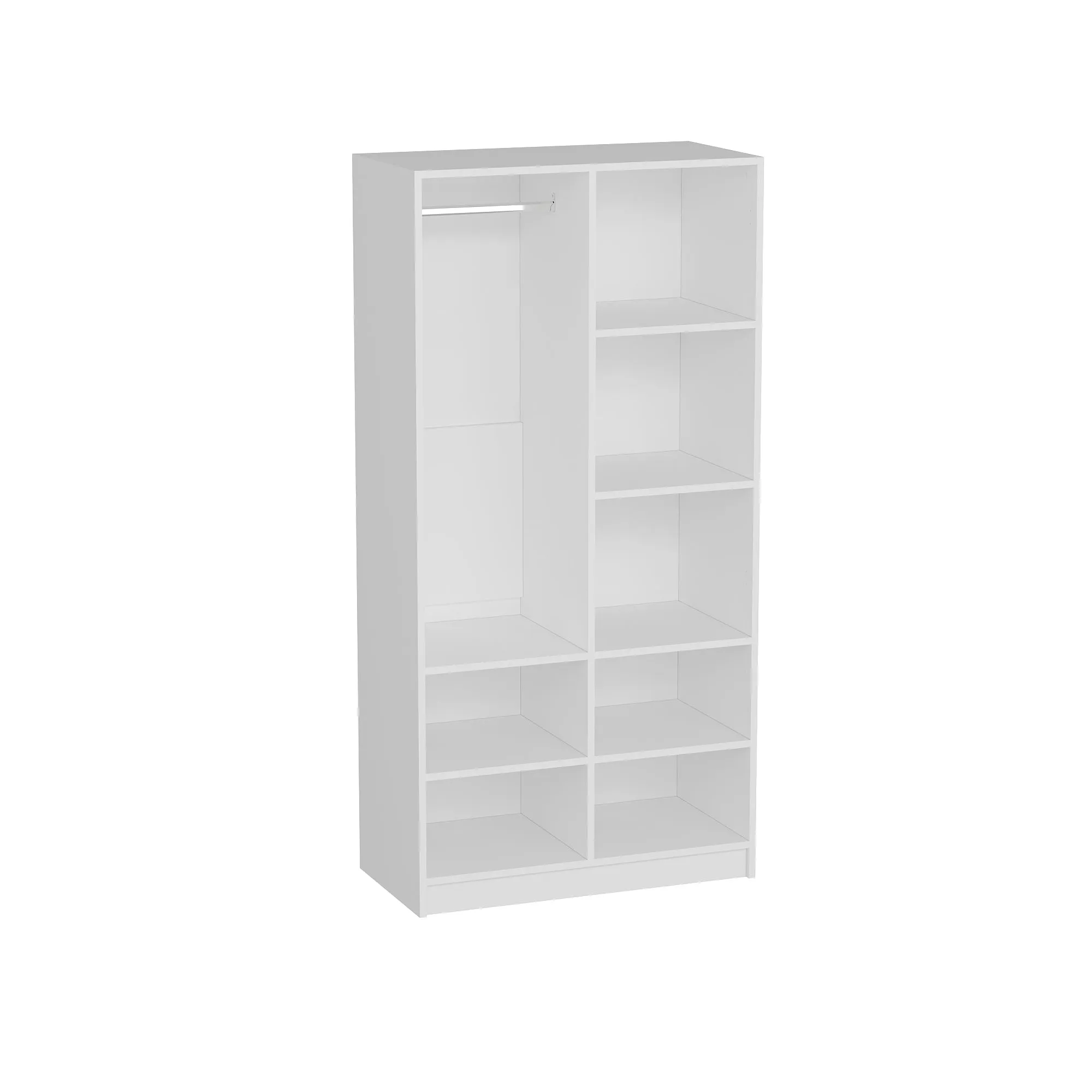 Viola Wardrobe with Cabinets and Shelves