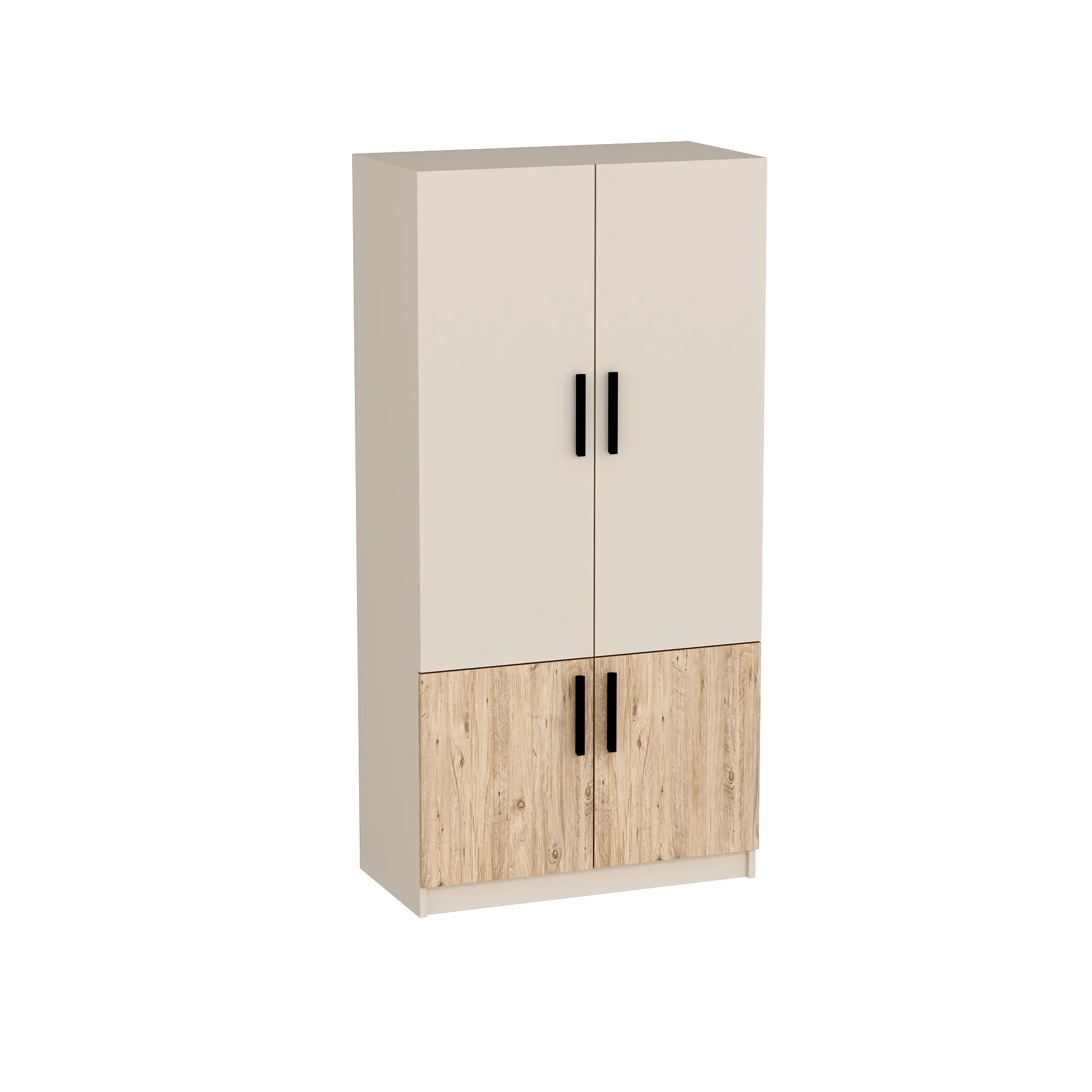 Viola Wardrobe with Cabinets and Shelves