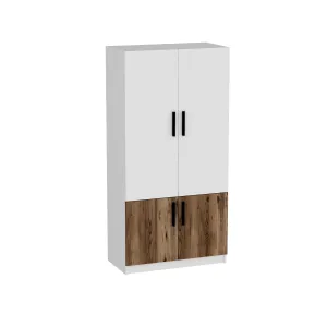 Viola Wardrobe with Cabinets and Shelves