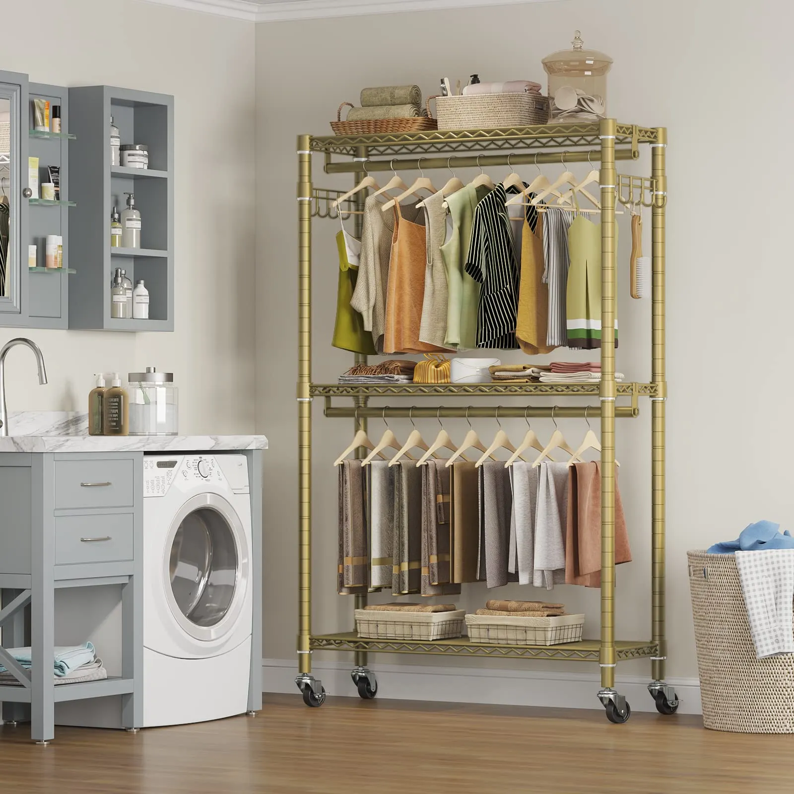 VIPEK R2 Plus Rolling Garment Rack
