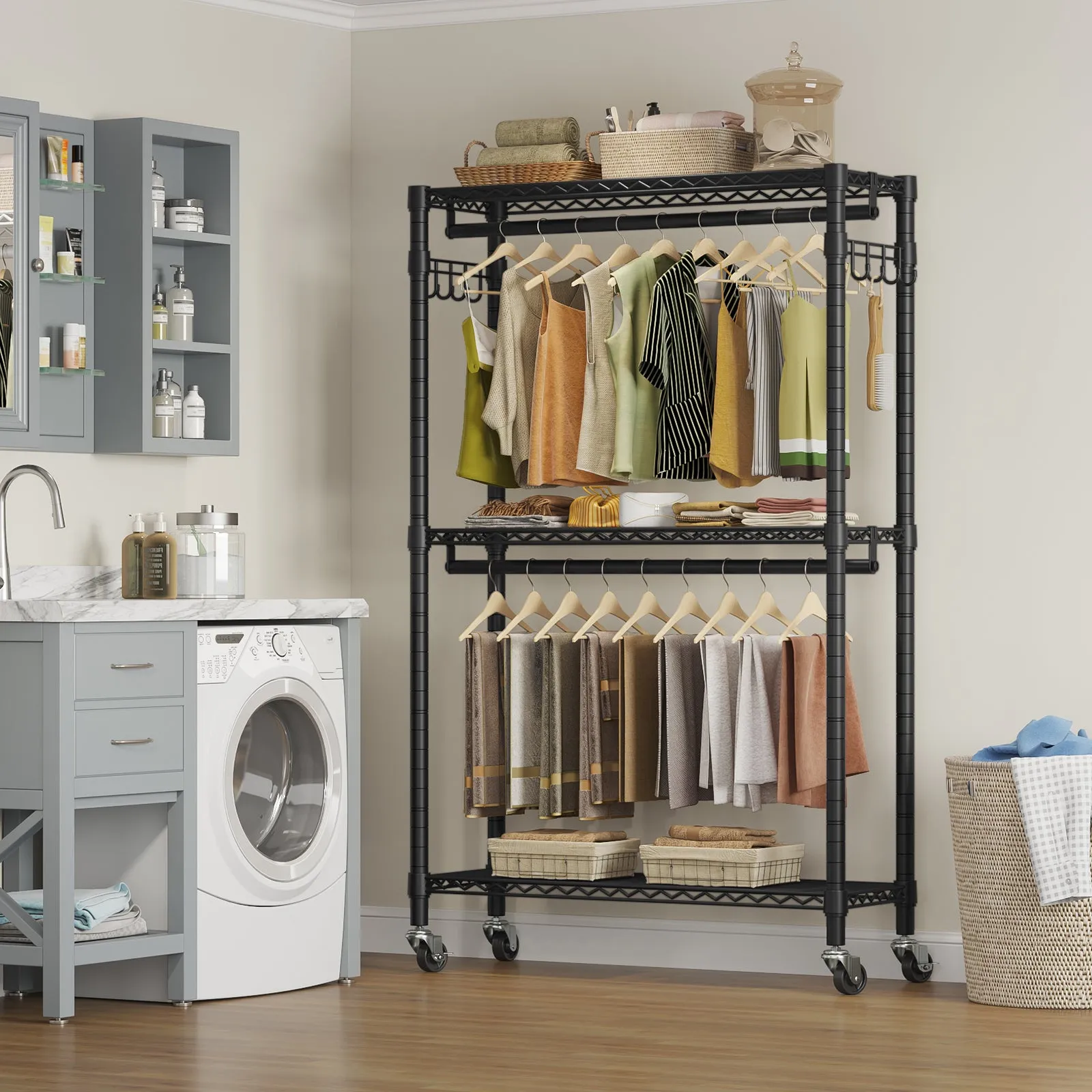 VIPEK R2 Plus Rolling Garment Rack